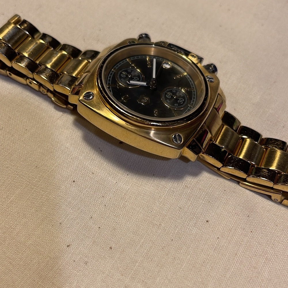 Mens Andrew Marc Gold Watch - Picture 3 of 5